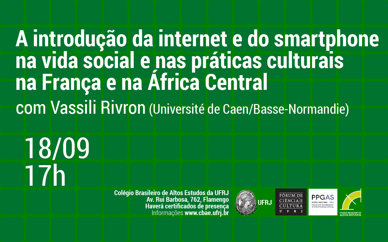 A introdução da internet e do smartphone na vida social e nas práticas culturais na França e na África Central