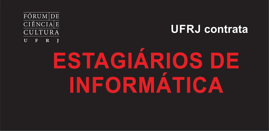 Fórum seleciona estagiários de Informática