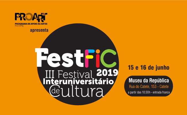 Vem aí o  FestFIC 2019!