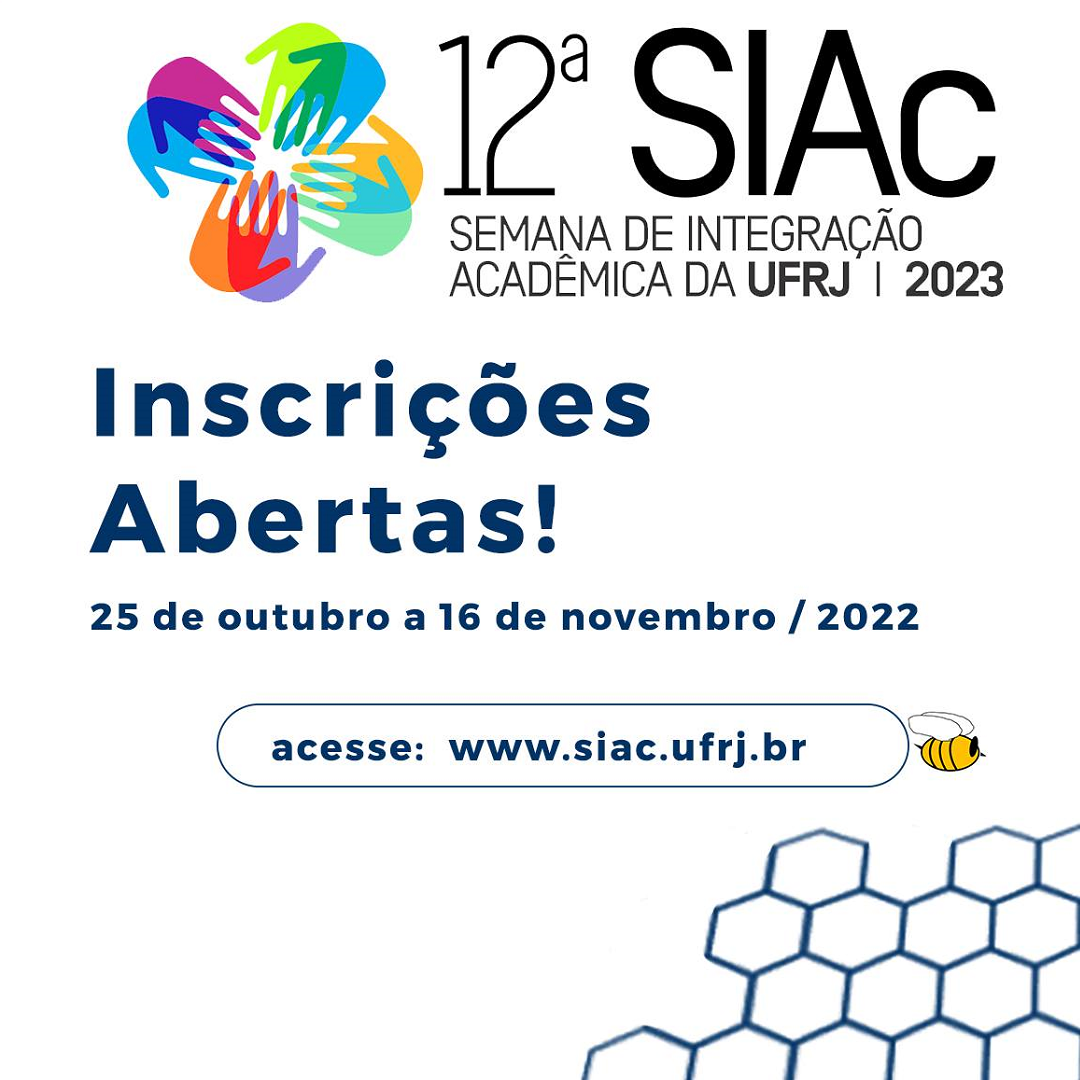 12ª Semana de Integração Acadêmica (até 16/11/2022)