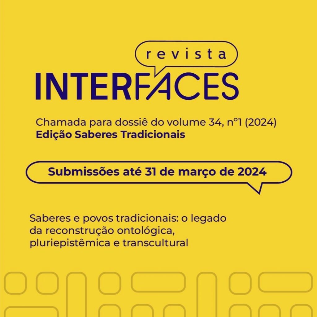 Revista InterFACES abre chamada para dossiê do volume 34, nº1 (2024